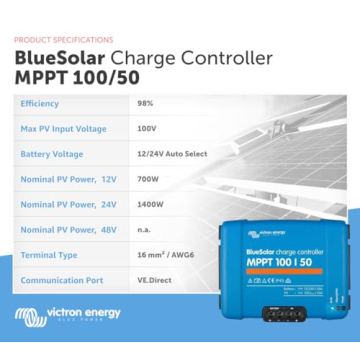 Victron Energy MPPT Charge Controller 100V 50A Solar