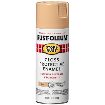 Rust-Oleum 7771830 Stops Rust Spray Paint in Gloss Sand