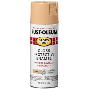 Rust-Oleum 7771830 Stops Rust Spray Paint in Gloss Sand