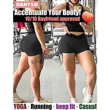 Danysu Sexy Butt Lifting Scrunch Workout Shorts