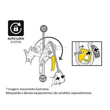 PETZL Unisex's Rig Accessory for Climbing, Yellow, UNI