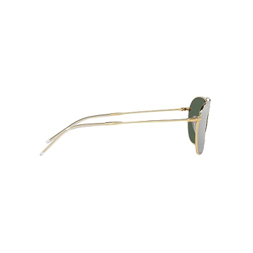Ray-Ban RBR0102S Caravan Reverse Sunglasses - Gold/Dark Green 61 mm