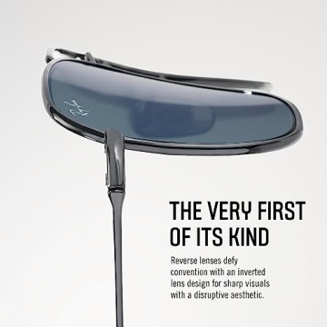 Ray-Ban RBR0102S Caravan Reverse Sunglasses - Gold/Dark Green 61 mm