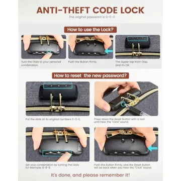 LOVEVOOK Laptop Backpack for Women, Unisex Large Capacity Travel Anti-theft Bag, Business Work Computer Backpacks Purse College Bag for Men, Casual Hiking Daypack, 17 Inch, Grey