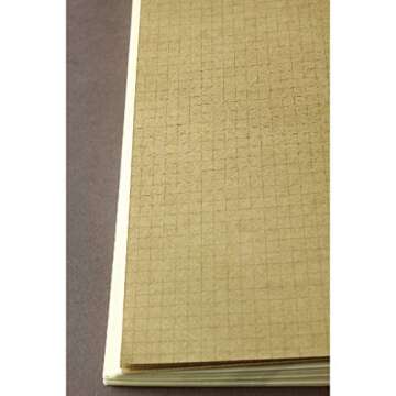 Time Concept Rough B6 Floral Notebook - 5" x 7", 144 Sheets - Old Book Vintage Style, Composition Journal