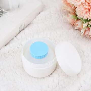 BB Hapeayou Sand Removal Powder Puff for Easy Beach Cleanup with Storage Box