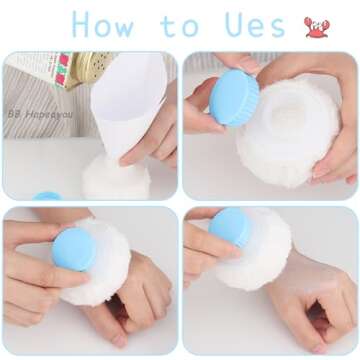 BB Hapeayou Sand Removal Puff - Beach Essential