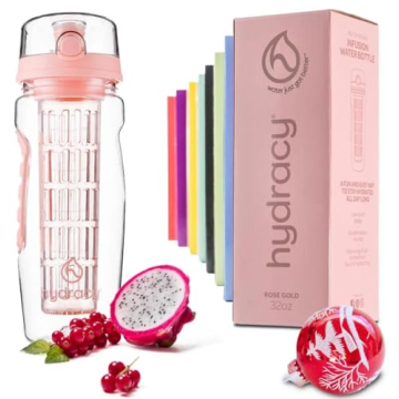 Hydracy Fruit Infuser Water Bottle for Easy Hydration