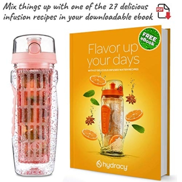 Hydracy Fruit Infuser Water Bottle for Easy Hydration