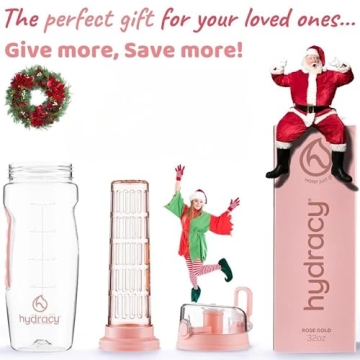 Hydracy Fruit Infuser Water Bottle for Easy Hydration