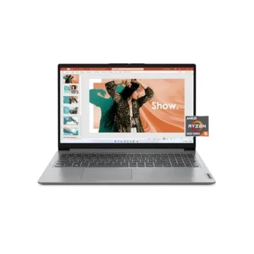 Lenovo IdeaPad 1 Laptop with Ryzen 5 & 15.6" FHD Display