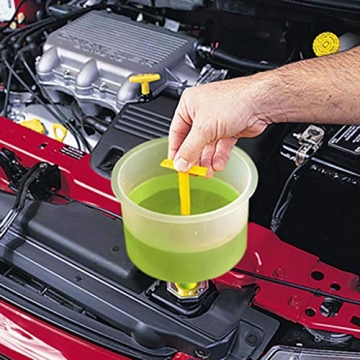 Lisle Spill-Free Funnel with Standard Adapters for Easy Use