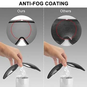 Findway Ski Goggles - OTG Snow Goggles for Winter Sports