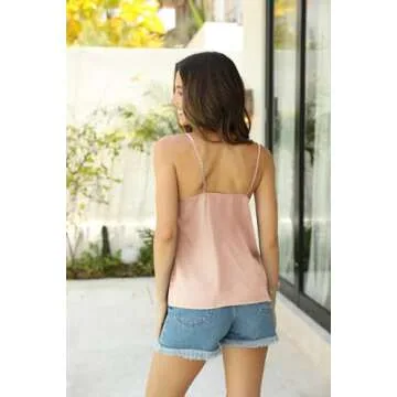 Ekouaer Satin Camisoles for Effortless Style