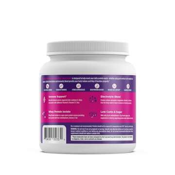 ProCare Health | Chocolate Whey Isolate Protein Powder l 26g Protein | Electrolytes | Digestive Enzyme Blend | Gluten Free | Single Serve Packet (Chocolate, 1lb Tub - 15 Servings)