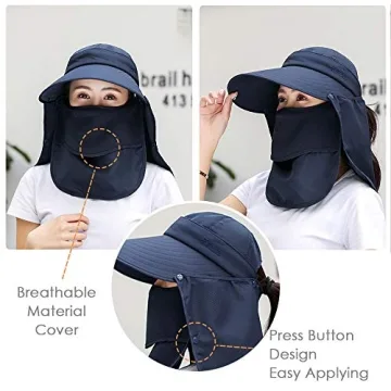 DRIONO Wide Brim Sun Hat with UPF 50 Protection