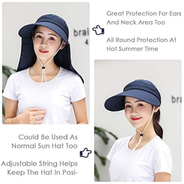 DRIONO Wide Brim Sun Hat with UPF 50 Protection