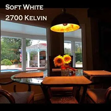 MAPCYON 6W Dimmable Gold Tipped LED Light Bulb