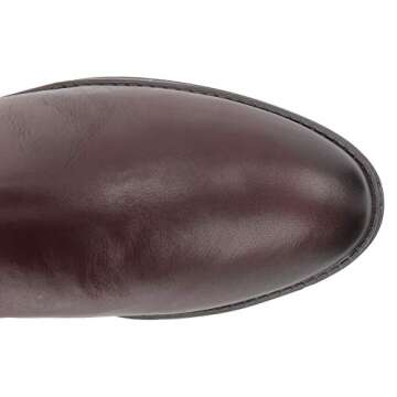 Sam Edelman Penny 2 Wide Calf Leather Riding Boot Dark Brown Basto Crust Leather 4