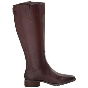 Sam Edelman Penny 2 Wide Calf Leather Riding Boot Dark Brown Basto Crust Leather 4