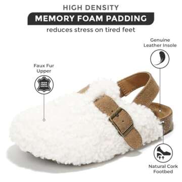 Project Cloud Mini Clogs for Kids - Memory Foam Unisex Kids Clogs - Non Slip Clogs for Kids, Boys & ...