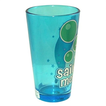Sailor Moon Sailor Mercury Pint Glass 16oz Blue