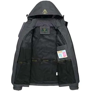 GIISAM Women's Waterproof Rain Jacket - Lightweight & Stylish