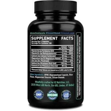 Keto Electrolyte Supplement (120 Capsules) Maximum Keto Electrolytes Supplements Pills w Pink Himalayan Salt, B Vitamins, Magnesium and Potassium Supplement - Salt Pills & Electrolyte Tablets