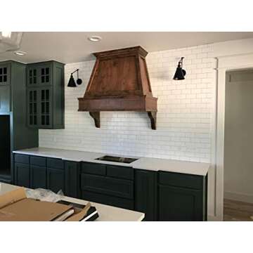 LZoahi Vintage Adjustable Wall Sconces - Black 2 Pack for Unique Indoor Style