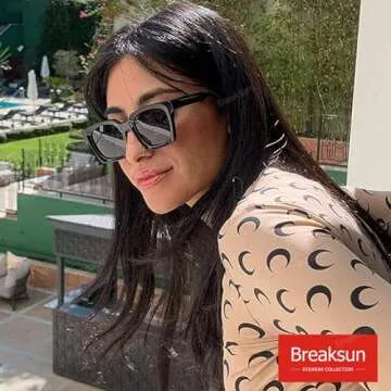 Breaksun Stylish Square Sunglasses with UV Protection