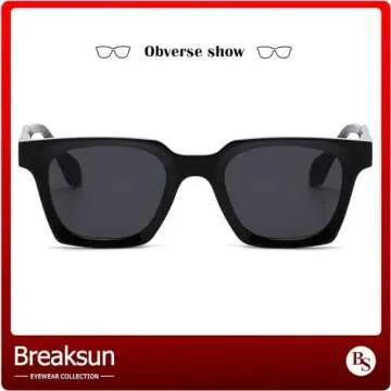 Breaksun Stylish Square Sunglasses with UV Protection