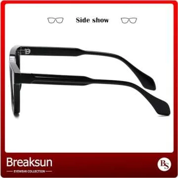 Breaksun Stylish Square Sunglasses with UV Protection
