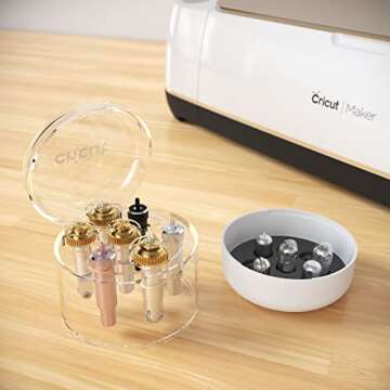 Cricut Machine Tool Organizer - Compartmentalized with Dedicated Organizing Sections for Housings, T...