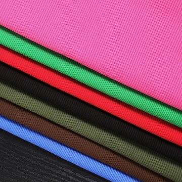 GEMBERA Women's Sleeveless High Neck Ribbed Tank Top - Hot Pink S