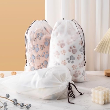 Hoewina 14PCS Transparent Travel Shoe Bags - Versatile & Durable