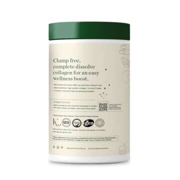 Great Lakes Wellness Collagen Peptides Powder for Skin, Hair, Nails, Joints & Digestion - Unflavored - Quick Dissolve Hydrolyzed, Non-GMO, Keto, Kosher - 16 oz - 2 Pack