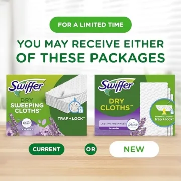 Swiffer Lavender Sweeping Cloths for Easy Cleaning, 52ct