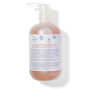 California Baby Super Sensitive Unscented Baby Shampoo and Body Wash | 100% Plant-Based | Fragrance ...