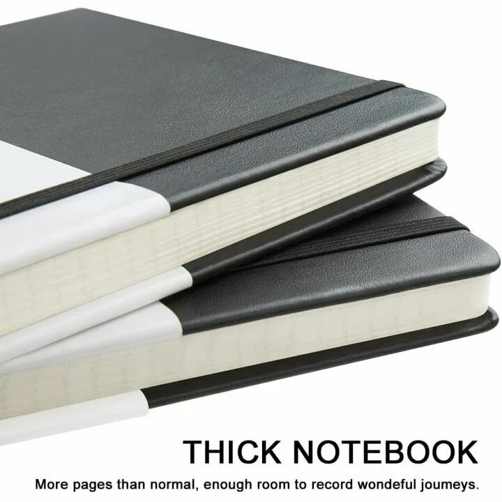 Huhuhero Thick Paper Notebooks, 5-Pack Journals
