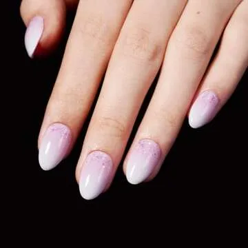 AILLSA Short Almond Nail Tips 450PCS Soft Gel Double-sided Matte Nail Tips Clear Pre-Buff Gel Nail Tips No Need Base Coat Press on Nail Tips for Nail Tips Extension 15 Sizes