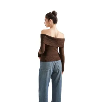 Chic Off Shoulder Sweater Perfect for Any Occasion