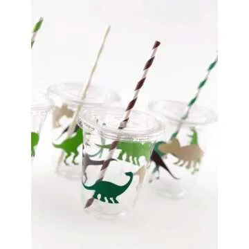 Dinosaur Birthday Cups for Kids - Fun Party Supplies