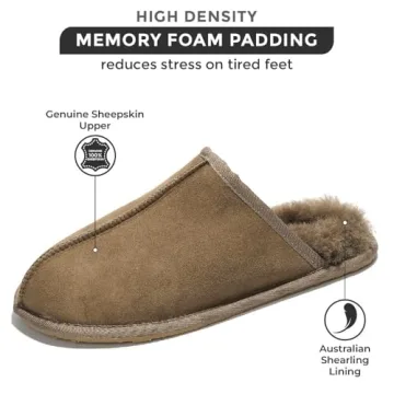 Project Cloud Men's Sheepskin Slippers - Cozy Comfort & Style