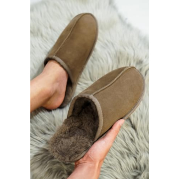 Project Cloud Men's Sheepskin Slippers - Cozy Comfort & Style