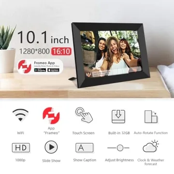FRAMEO 10.1" Smart WiFi Digital Photo Frame 32GB