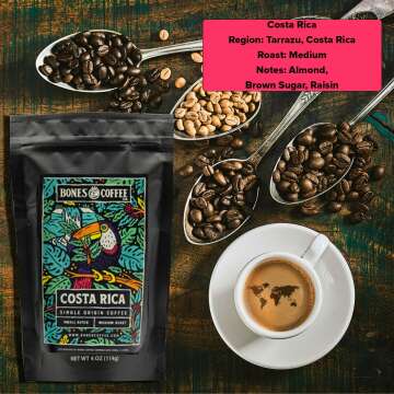 Bones Coffee World Tour Sample Pack - 5 Medium Roast