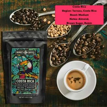 Bones Coffee World Tour Sample Pack - 5 Medium Roast