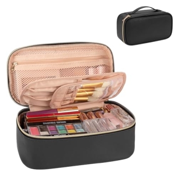 Stylish OCHEAL Small Makeup Bag for Travel and Everyday Use