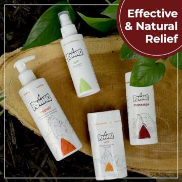 Rhino Skin Solutions Massage | Natural Warming Massage Lotion for Muscle and Joint | Helps Speed Up Muscle Recovery After Any Indoor & Outdoor Activity