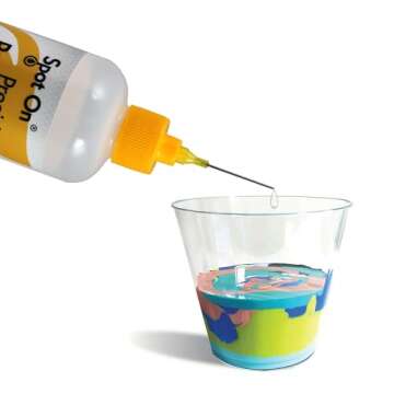 Pure Silicone Pouring Oil for Acrylic Painting - 100% Silicone for Superior Cell Creation - Made in ...